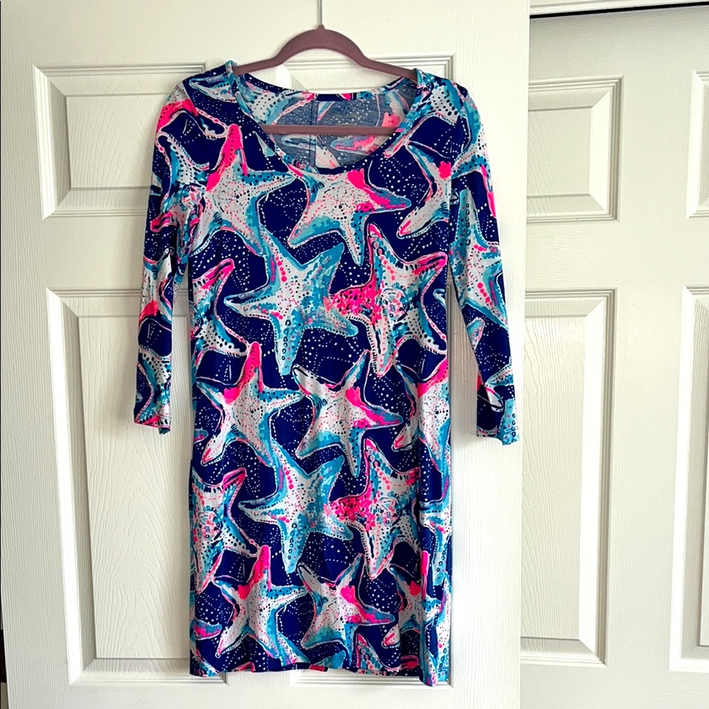 💙Lilly Pulitzer Rare Star Struck Starfish Dress💙